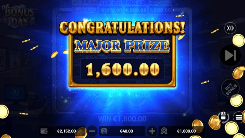 The Bonus Day - Grand jackpot